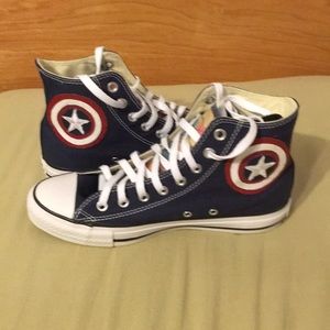 Custom Captain America Converse Allstar